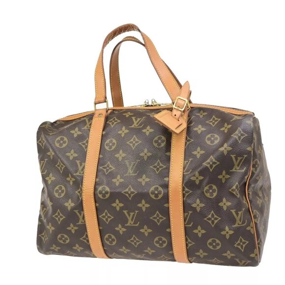LOUIS VUITTON Sac Souple 35 Travel Hand Bag Monogram Leather BN - Picture 1 of 16